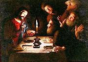 unknow artist Le repas d'Emmaus painting